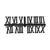 DIY Clock Numerals Parts Gold Plastic Roman Numerals