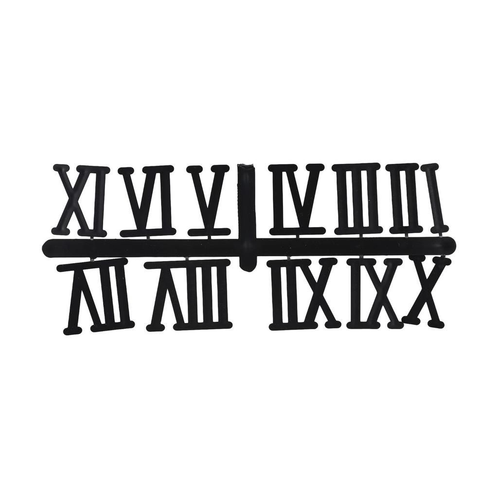 DIY Clock Numerals Parts Gold Plastic Roman Numerals
