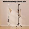 Simple Clothes and Hat Rack High Load-bearing Capacity Waterproof Floor Standing Coat Rack Living Room Organization and Storage