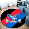 Crystal Palace F.C Round Area Rug,Carpet Rug for Living Room Bedroom Sofa Playroom Decor,Non-slip Floor Mat