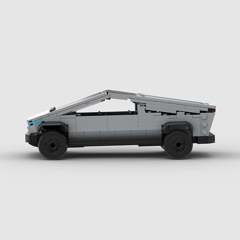 Технический Автомобильный Спорт Гонки Городской Транспорт Гонщик Moc Cybertruck Строительные Блоки Суперкар Образовательные Игрушки Подарок для Детей