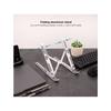 TooQ TQLRS0035-AL - Support en Alliage d'aluminium pour Ordinateur Portable, Tablette, Mobile et Livre, Pliable, réglable sur 7