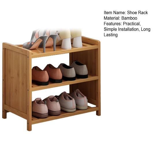 2-х уровневая небольшая полка для обуви, органайзер с гладкими краями без заусенцев, простая сборка, подставка для обуви в прихожую