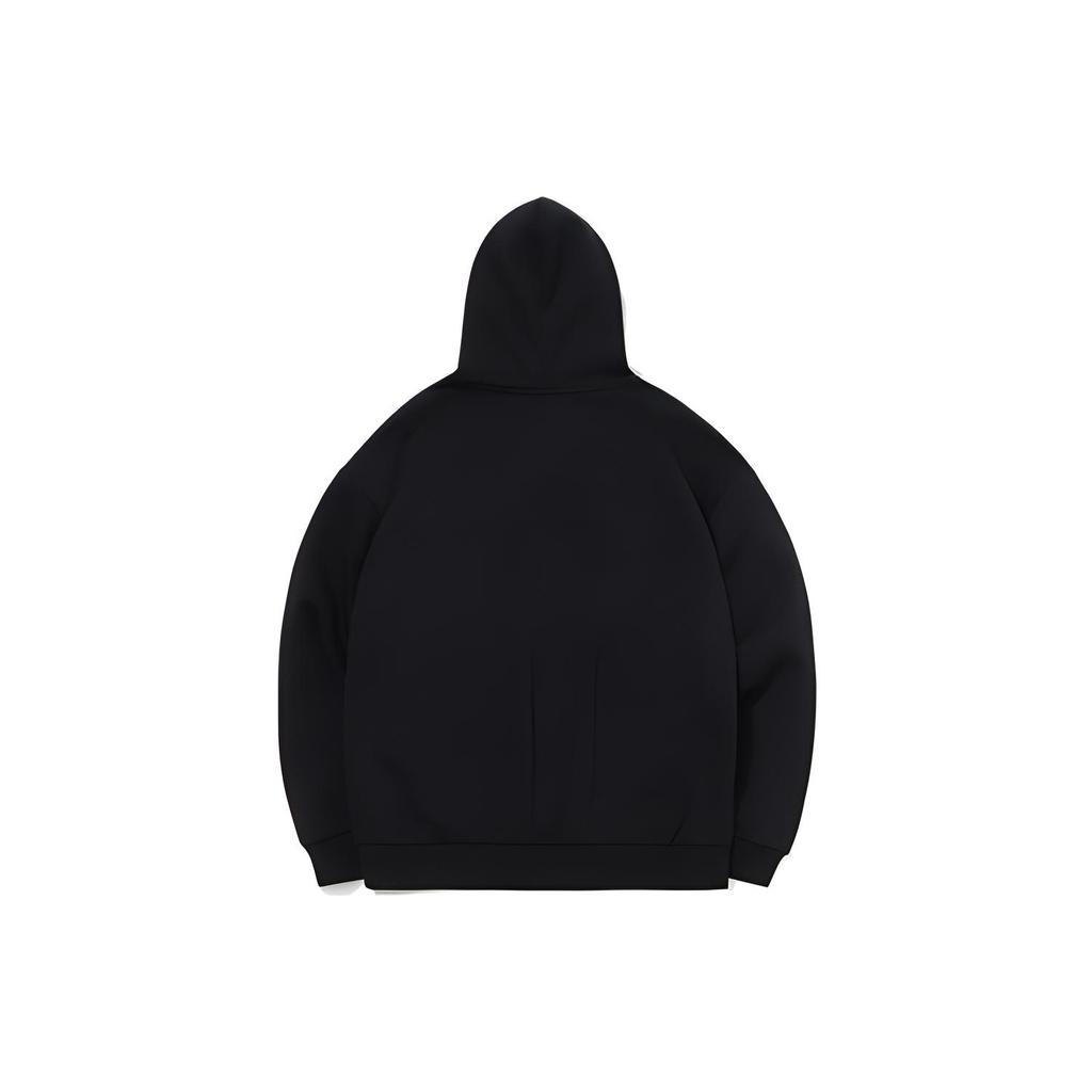 Li-Ning Sports Fashion Series Loose Pullover Hoodie 'Black' Unisex AWDQB38-1