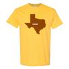 Футболка с формой штата Техас - Гордость родного города