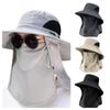 Leisure Face Covering Fishing Hat Big Eaves Mountaineering Hat Versatile Insect Proof Cap Men's