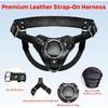 Adjustable Strap On Dildo Harness Adult Sex Toys for Women Men Leather Belt with 2 Size Metal O-Rings for Lesbian Gay Anal Toys