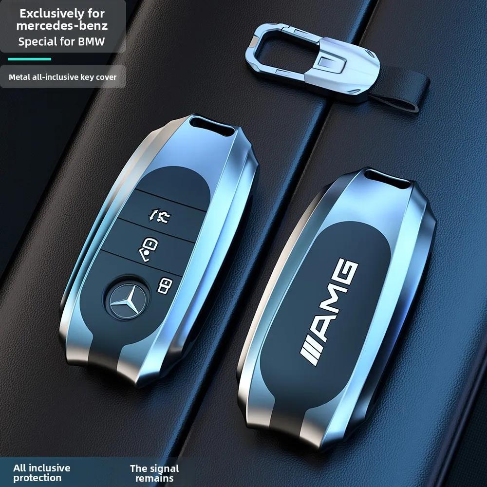 ULA5 Remote Car Key Case Cover Fob Holder Keychain For Mercedes-Benz C E S Class GLC W206 W223 W214 E300 C260 C200 C300 E300 GL350