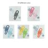 10pcs Color Metal Paper Clip BookMark Mini & Big File Index Marker Binder Office School F6197 HD