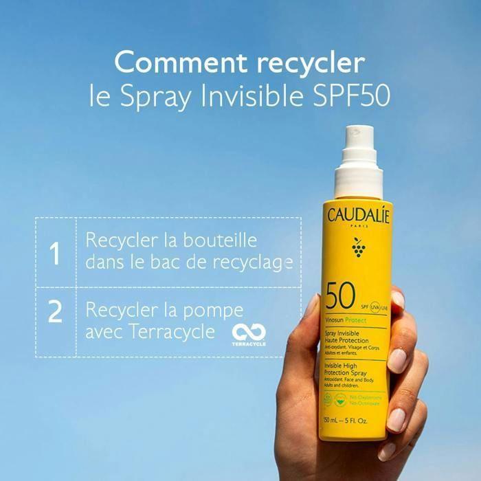 Caudalie Solaires Spray Invisible SPF50 150Ml TU Blanc