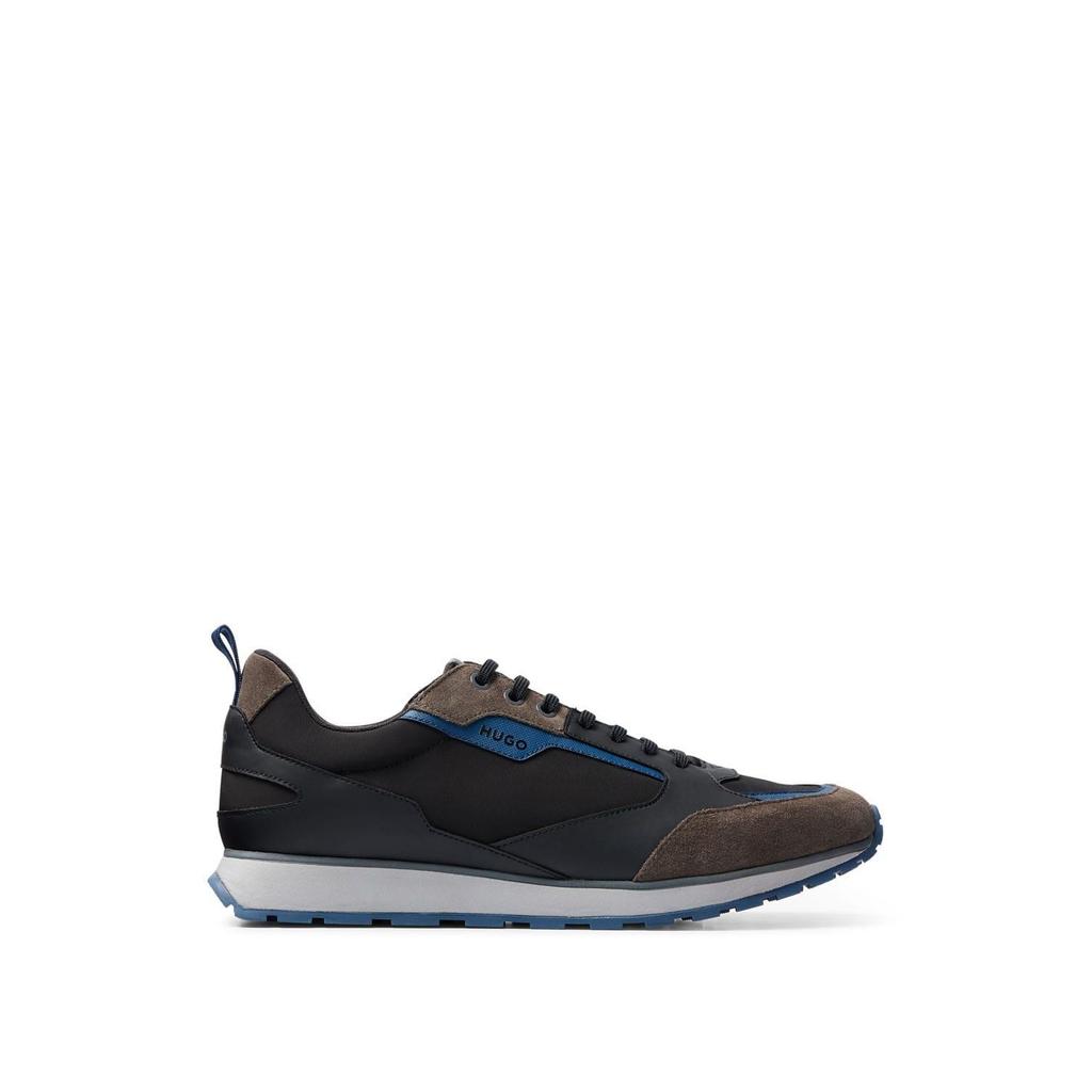 Hugo Mens Icelin Suede Panel Running Trainers