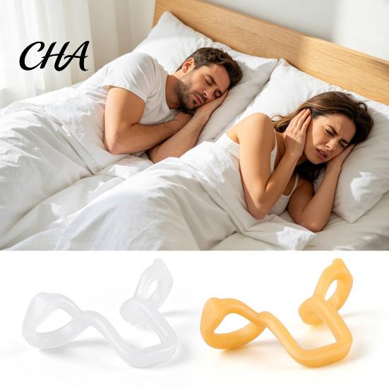 Anti Snoring Device Silicone Anti-Snoring Nose Clip, Reduction Nasal Dilator, Men Women Improved Airflow Dilator Breathing Aid for Better Sleep