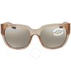 Costa Del Mar Waterwoman Copper Silver Mirror Polarized Polycarbonate Ladies Sunglasses Wtw 252 Oscp 55 6s9019 901911 55