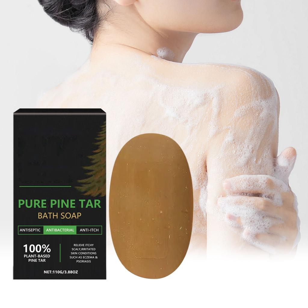 Дегтярное мыло для ванны Увлажняющее и питательное Очищающее поры Мыло для ванны Нежная кожа Мыло для тела
