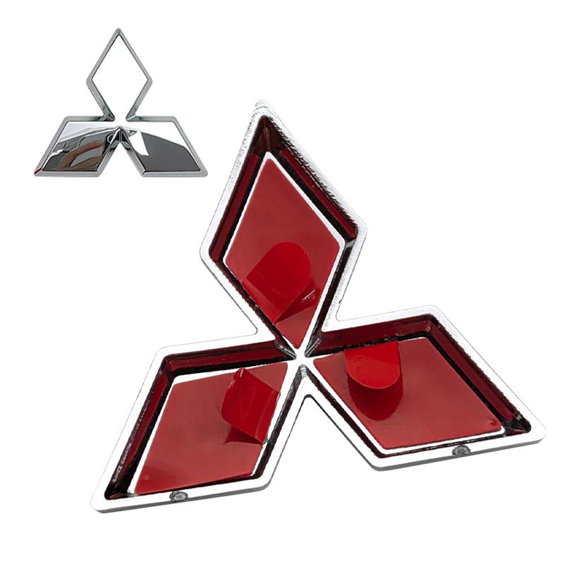 ABS Car Steering Wheel Buckle Replaced Emblem Overlay Sticker for Mitsubishi Lancer Outlander Pajero ASX Eclipse Cross Ralliart