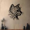 Cat Face Hanging Decoration Wall Metal Decoration Metal Crafts Wall Decoration Hanging Decoration Home Decoration