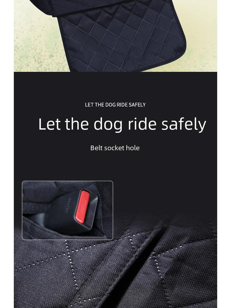 Car Dog Mat: Scratch-proof & Waterproof Pet Seat Cover