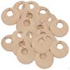 50 шт. необработанные деревянные подвески, серьги, кольца, подвески с большими отверстиями, фурнитура