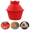 3Pcs/Set Cake Molds Non-stick Easy Demoulding Soft Texture Tear Resistant Baking Silicone Big Top Giant Cupcake Fondant Moulds Cake Bake Tool