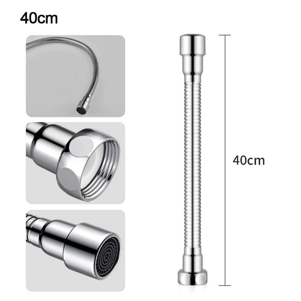 360° Rotating Bendable Portable Faucet Extender Lengthening Tube Faucet Extender Pipe Bathroom Tap
