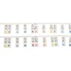 Dreld Piano Stickers 61 Keys Keyboard Stickers Keyboard Stickers Silicone Sheet for Beginners Piano Note Guide Practice Note Guide Easy To Remove ABC