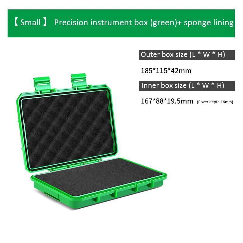 Portable Tool Box Waterproof Sealed Small Precision Instrument Parts Tool Storage Box Safety Protection Small Size Toolbox