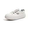INS White Shoes Women's Fashionable Spring New Platform Height Increasing Breathable Casual Shoes