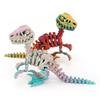 3D Printed Articulated Raptor Skeleton Figurine Dinosaur Bones Poseable ModelToy For Home Office Decors and Collector