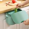Kitchen Cabinet Door Hanging Trash Can with Handle Small Under Sink Garbage Can Wall Mounted Counter Waste Compost Bin