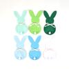 6PCS/Set Easter Bunny Felt Cutlery Holder Bag Tableware Knife Fork Cover Bag Party Accessories Happy Easter Party Decorations