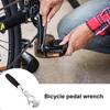 Bike Pedal Wrench Anti-slip Handle Heavy Duty Carbon Steel 15/24MM MTB Road Mountain Bicycle Pedal Removal Tool Scooter Bike Repair Tool
