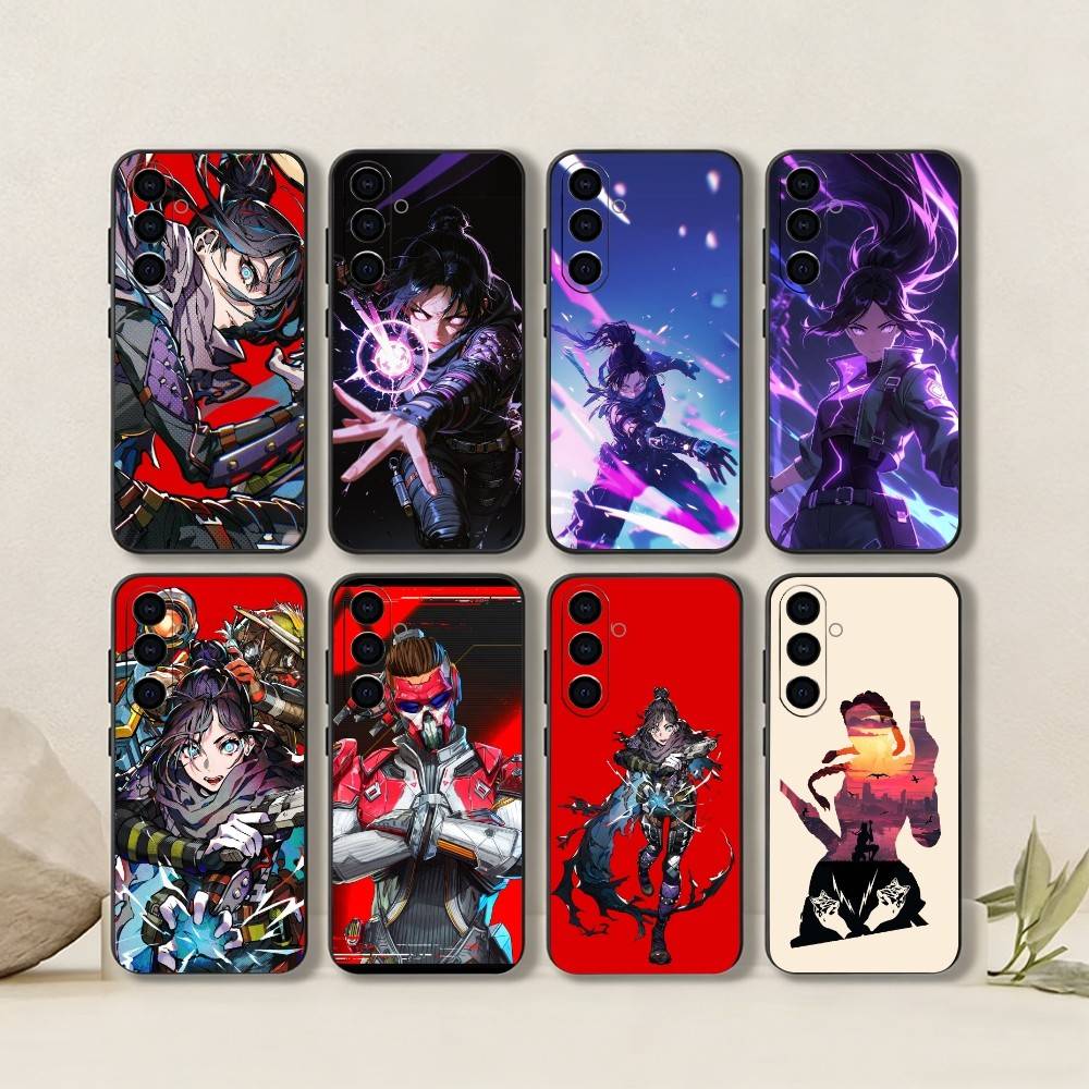 Apex Legends Чехол для телефона Черный Силиконовый Мягкий Для Samsung Galaxy A73,A72,A71,A70,A53,A52,A51