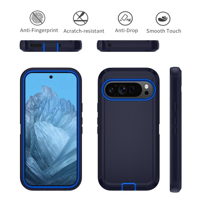 Armor Shockproof Case For Google Pixel 9A 8A Pro Heavy Duty Tough Dustproof Cover Camera Protection Case For Pixel 9 10 pro XL