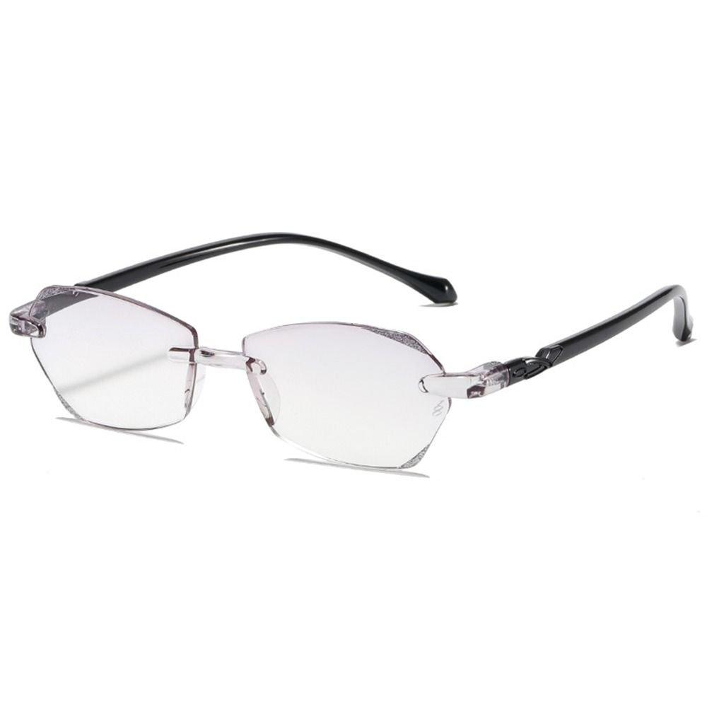 Модные очки для чтения с защитой от синего света для женщин, устойчивые к усталости, UV 400, с пружинными петлями, легкие безободковые очки