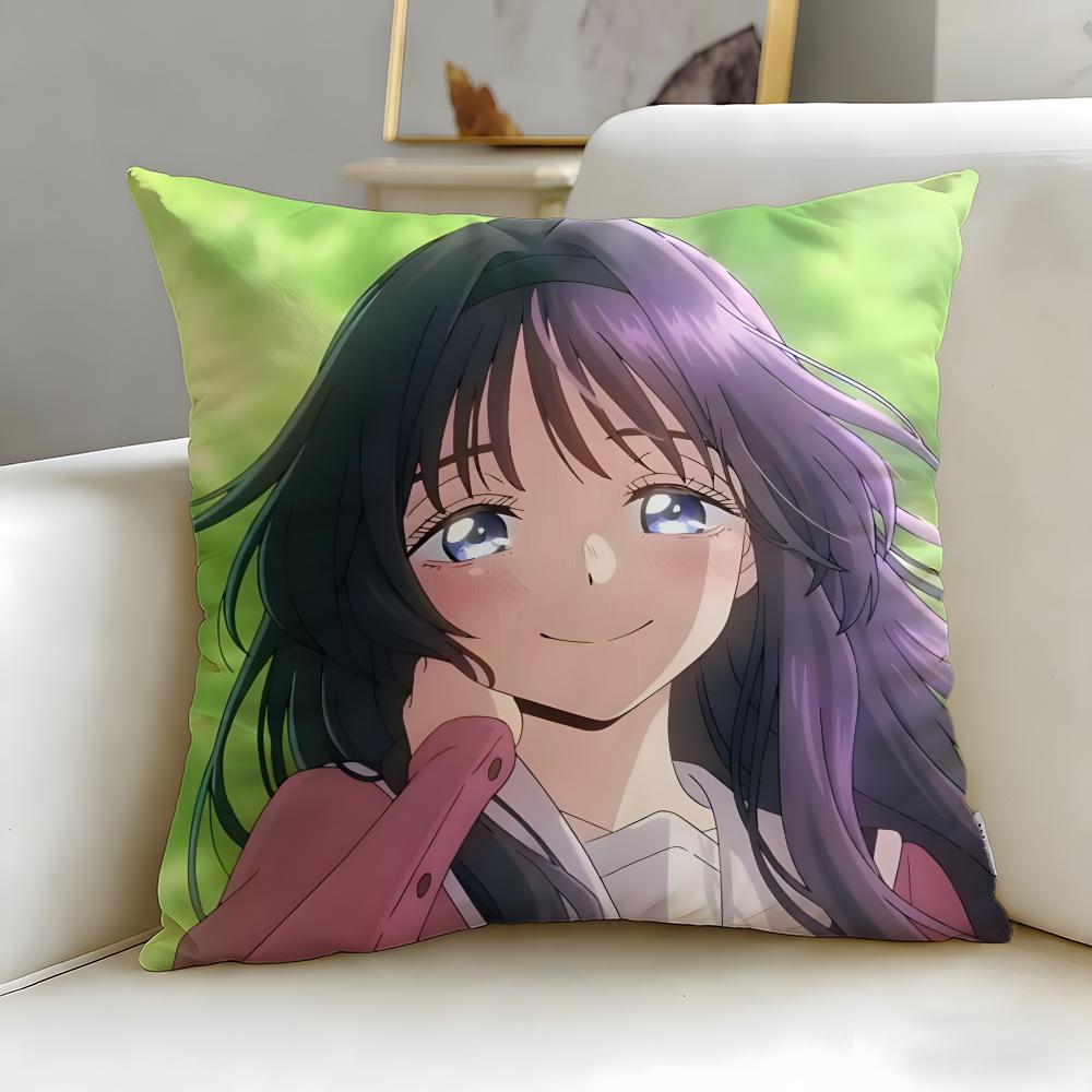 Популярный аниме-персонаж Каоруко Вагури Наволочка Мягкая и Легко стирающаяся – Универсальная для Дивана, Кровати, Путешествий и Офиса