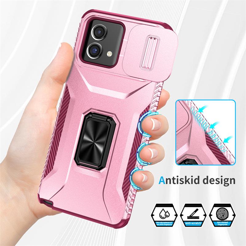 Чехол-книжка Motorola Moto Edge 2025 G5G с кольцом-защелкой, совместим с G Pure и G Stylus.