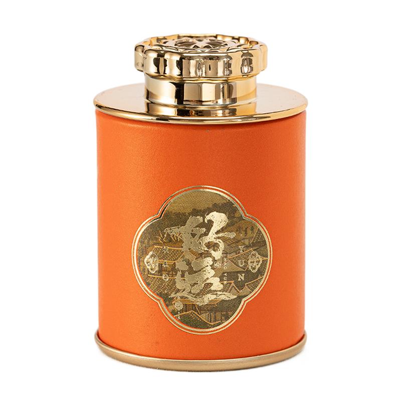 New Dragon Mini Empty Tea Tin Can Household Green Black Tea Sealed Jar Portable Travel Small Tea Packaging Box Paper Storage Can