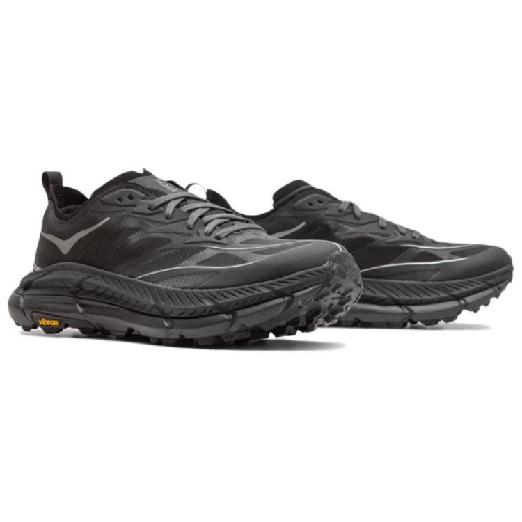 HOKA One One Mafate Speed 4 Сетчатый, Нейлоновый Дышащий Низкий Протектор PROFLY+TM Двухплотностная Промежуточная подошва Повседневный Трейлраннинг 1168450-BCKT