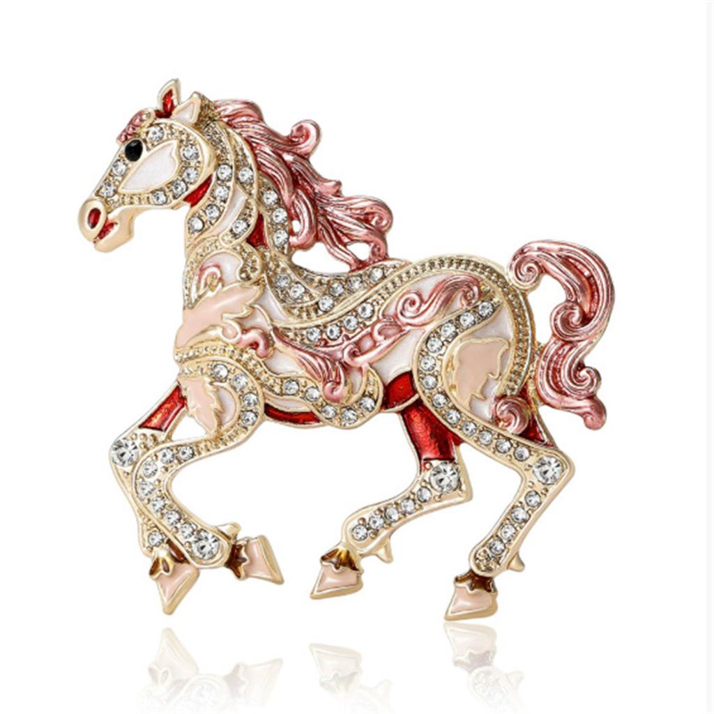 Stylish, Fresh, Sweet, And Trendy Rhinestone-embellished Cute Animal Brooches, Exquisite Clothing Accessories, In Stock.