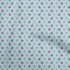 oneOone Cotton Flex Light Gray Fabric Animal  Dress Material Fabric Print Fabric By The Yard 40 Inch