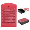 Metal Motherboard Shell Aluminum Alloy Case Motherboard Accessory for Raspberry PiRed