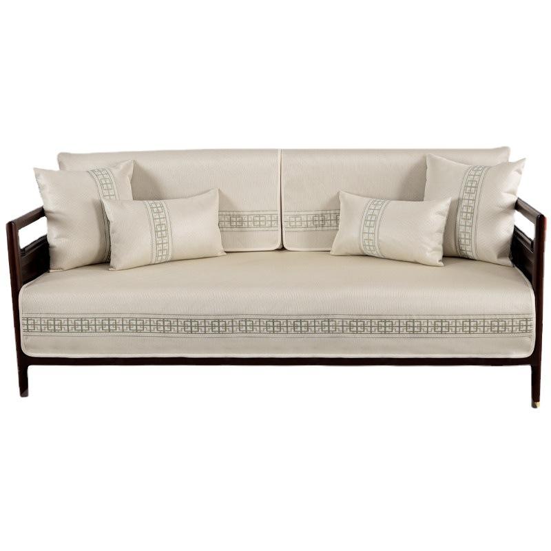 Подушка для дивана из ледяного шелка, летняя подушка для сиденья на лето, нескользящая, новая, китайская, простая, современная, чехол для дивана, чехол для сиденья, подушка для сиденья