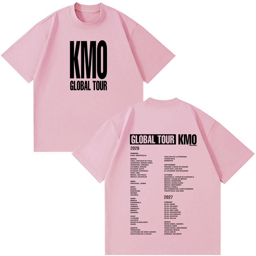 Singer Pablo Alborán Kmo Global Tour 2026 Print Tees Men Women Hiphop Tshirts Shortsleeved Loose Harajuku TShirts Streetwear