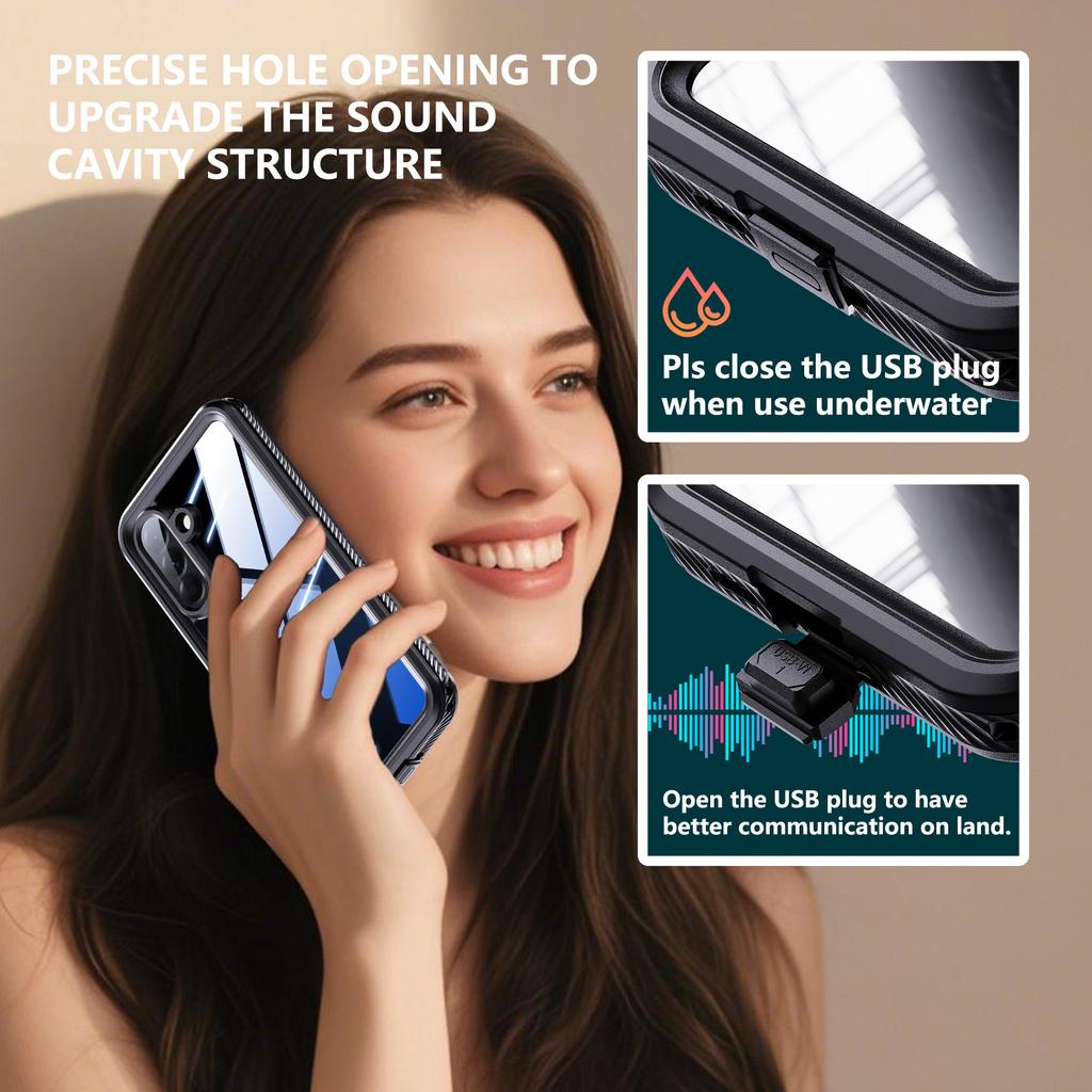 IP68 Waterproof Case For Samsung Galaxy A57 5G A37 A56 A36 A17 Shockproof Dustproof Certified Full Body Protective Phone Case 5