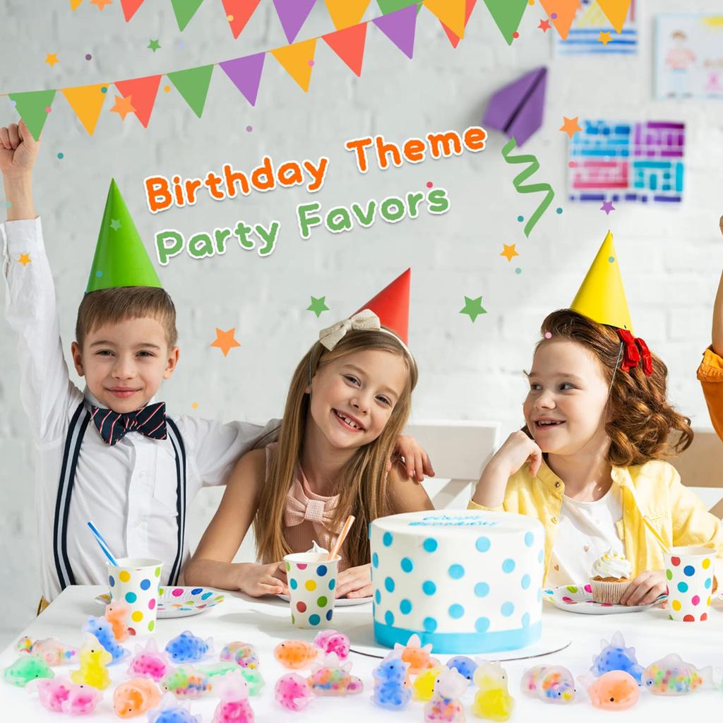 LEEHUR Мягкие игрушки для снятия стресса с животных 48 штук Сжимаемые праздничные сумки Успокаивающие сжимаемые мягкие игрушки Убийственные воспоминания День рождения Фестиваль Призы Товары, Части, Набор,