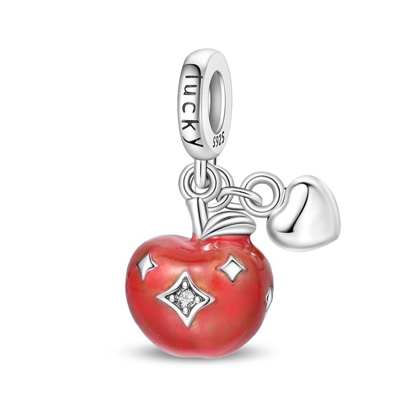 Оригинальная медная романтическая роза, цветок, дом, камера, шармы любви, бусины-подвески для браслета, изысканные украшения своими руками, подарки