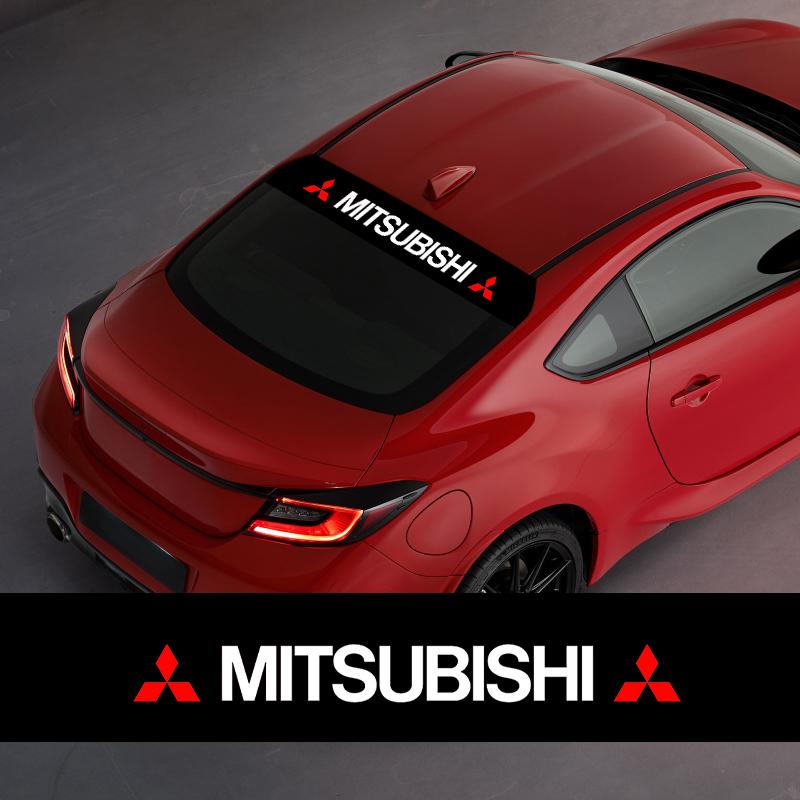 Для Mitsubishi Xpander Space Star Eclipse Pajero Ralliart Автомобильные Наклейки на Переднее Стекло Передние и Задние Декоративные Наклейки Стикер