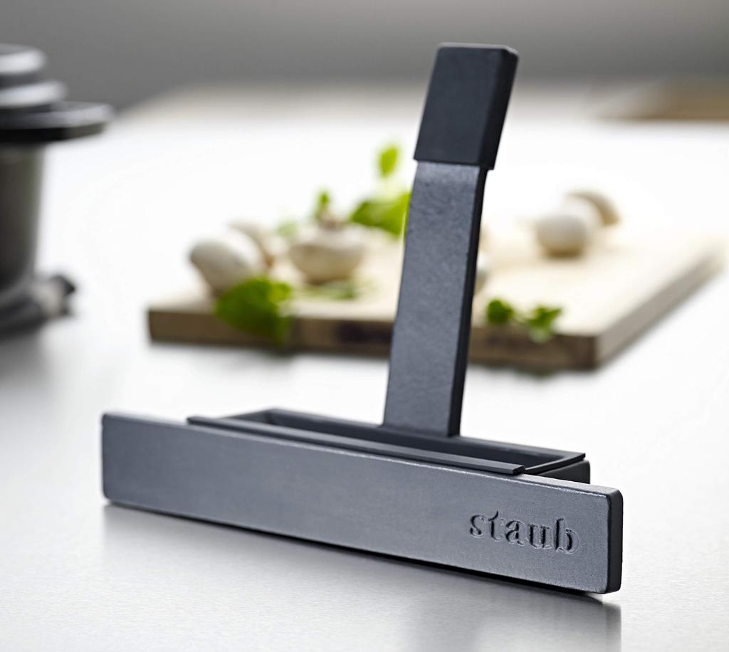 Staub Lid Holder Official Stands Black W23 X H12 X D11cm "Lid Holder" [Japan Product] 40511-364