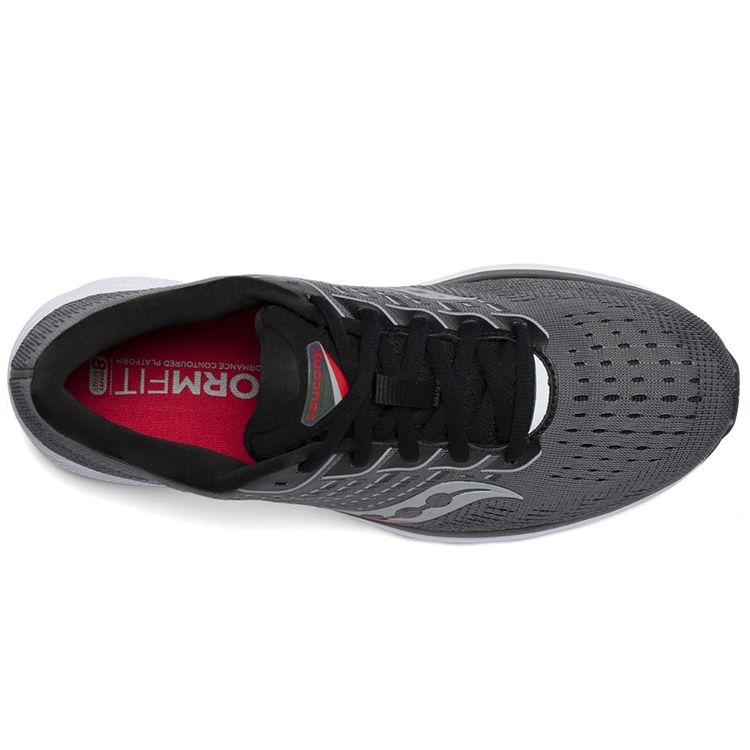 SAUCONY Ride 13 Комфортная амортизация Низкий верх Кроссовки для бега Мужские кроссовки Угольный S20579-30