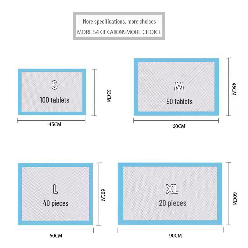 Thickened Pet Urine Pads - Absorbent, Deodorizing Pads for Dogs & Cats